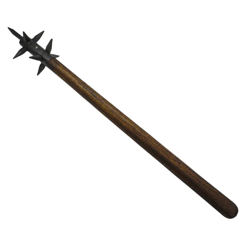 Masse médiévale robuste à pointes pour reconstitutions historiques Masse médiévale robuste à pointes pour reconstitutions historiques