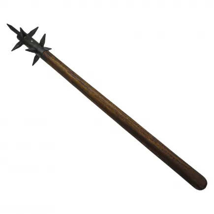 Masse médiévale robuste à pointes pour reconstitutions historiques