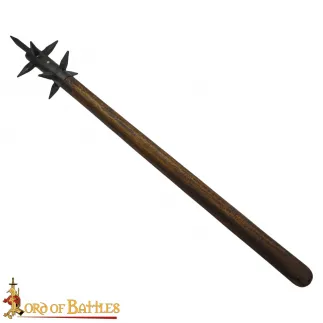 Masse médiévale robuste à pointes pour reconstitutions historiques