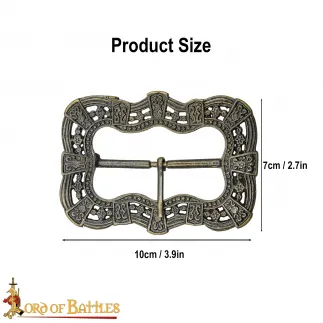 Boucle de ceinture du capitaine Jack Sparrow pour reconstitution de cosplay pirate