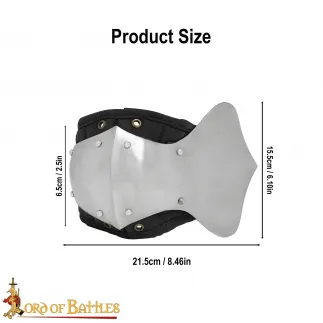 Coude en acier et rembourré