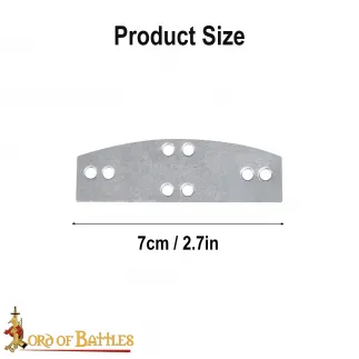 Plaques lamellaires amovibles Visby pour assembler votre propre armure lamellaire