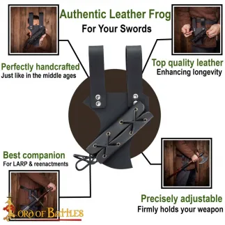 Porte hache et épée.