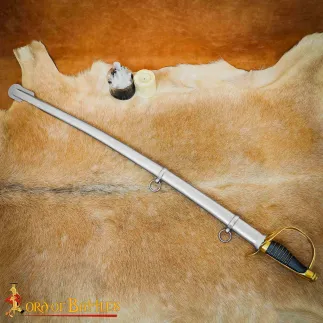 Sabre de cavalerie de soldat américain avec fourreau en acier