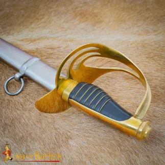 Sabre de cavalerie de soldat américain avec fourreau en acier