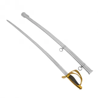 Sabre de cavalerie de soldat américain avec fourreau en acier