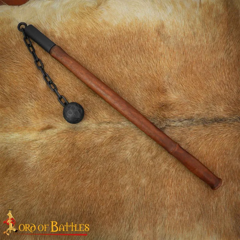 Fléau médiéval à une seule boule