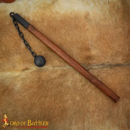 Fléau médiéval à une seule boule