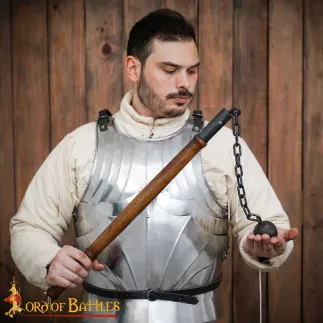 Fléau médiéval à une seule boule