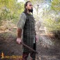 La veste Runestone Ravager en cuir véritable, armure en écailles