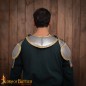 Épaulières de hussard  en acier forgé à la main avec garniture en laiton
