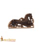 Broche en forme de cheval viking des IXe et Xe siècles, bronze coulé à la cire perdue