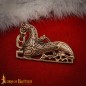 Broche en forme de cheval viking des IXe et Xe siècles, bronze coulé à la cire perdue