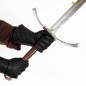 Gants d'entraînement en cuir rembourrés pour AMHE, GN et épée longue. Poignets matelassés.