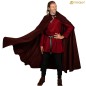 Cape médiévale à capuche en laine avec fermoir en laiton massif