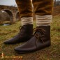 Bottes médiévale en cuir fabriquées à la main Bottes médiévale en cuir fabriquées à la main