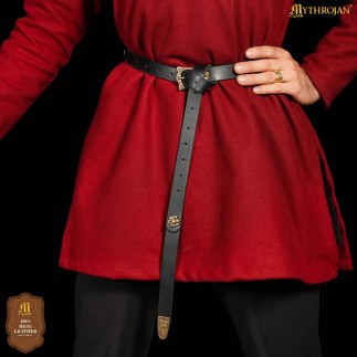 Ceinture médiévale viking Mythrojan avec décoration