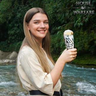 Corne à boire authentique Viking Valknut 300 ml