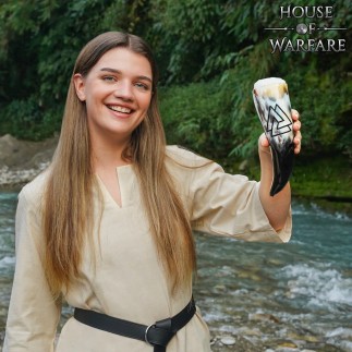 Corne à boire authentique Viking Valknut 300 ml