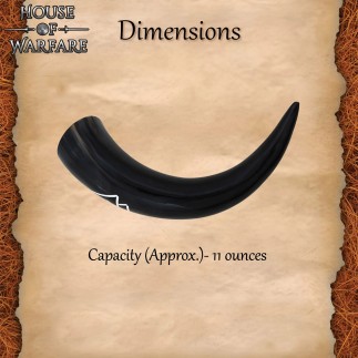 Corne à boire authentique Viking Valknut 300 ml