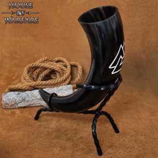 Corne à boire authentique Viking Valknut 300 ml