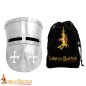 13th century Crusader Knight Templar Steel Helmet with Padded Liner 16 gauge