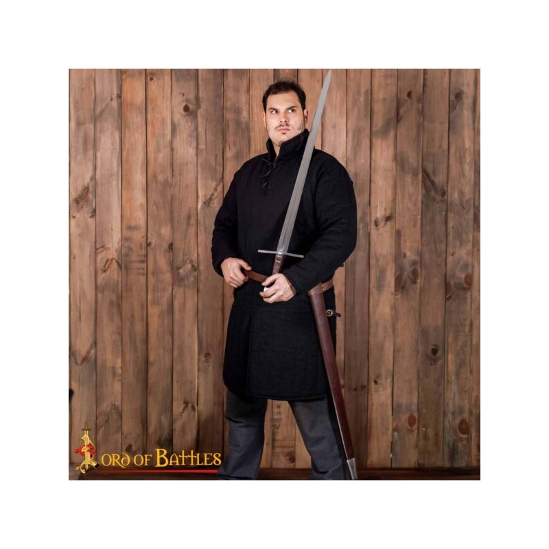 Epée médiévale – Lame en acier trempé et fourreau en cuir