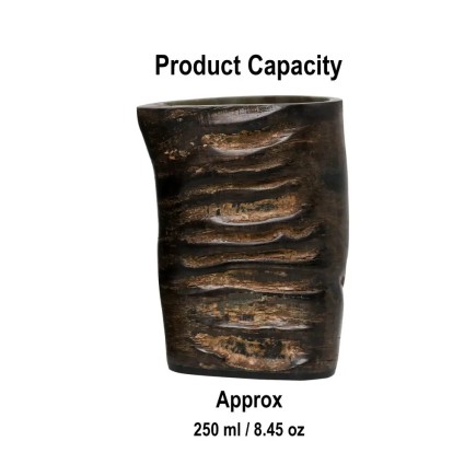 Ensemble de 2 verres à liqueur médiévaux en corne de viking, fabriqués à la main en véritable corne de buffle.