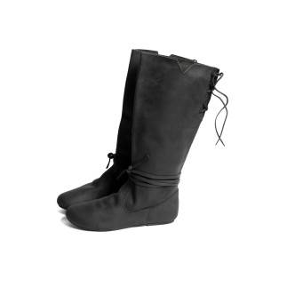 Bottes viking "Ole" en cuir nubuck