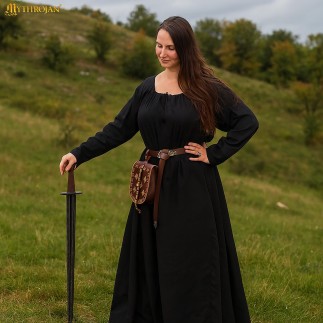 Robe médiévale de demoiselle