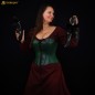 Robe médiévale de demoiselle