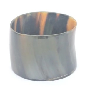 Porte-bougie chauffe-plat en corne véritable