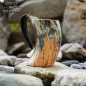 Chopine en corne véritable, style guerrier viking