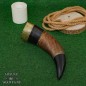 Corne à boire authentique de guerrier viking