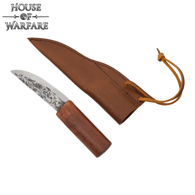 Couteau Viking avec étui en cuir