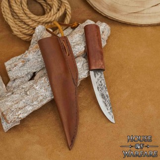Couteau Viking avec étui en cuir