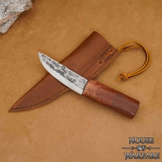 Couteau Viking avec étui en cuir