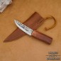 Couteau Viking avec étui en cuir