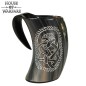 Véritable corne à boire viking médiévale, chope à bière