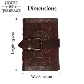 Carnet de poche vintage en cuir