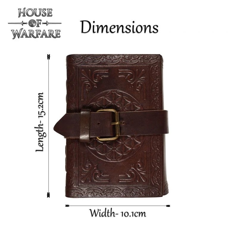 Carnet de poche vintage en cuir