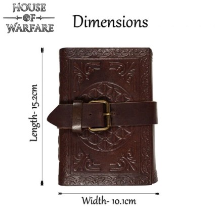 Carnet de poche vintage en cuir