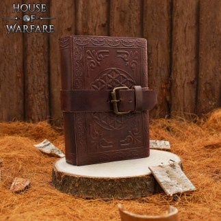 Carnet de poche vintage en cuir