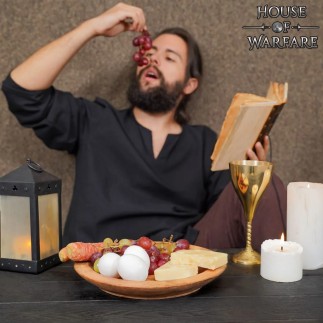 Assiette en bois massif véritable
