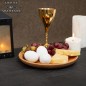 Assiette en bois massif véritable
