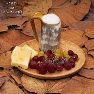 Assiette en bois massif véritable