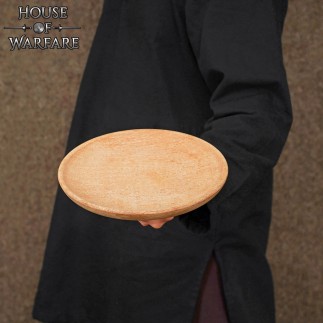Assiette en bois massif véritable