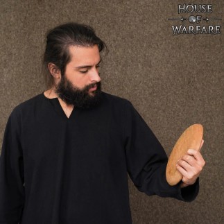 Assiette en bois massif véritable