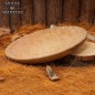 Assiette en bois massif véritable