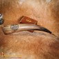 Corne à boire viking 300-400 ml, fabriquée artisanalement en véritable corne de bœuf